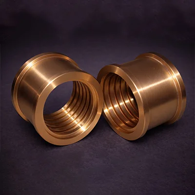 Precision labyrinth bushing - custom machined metal component