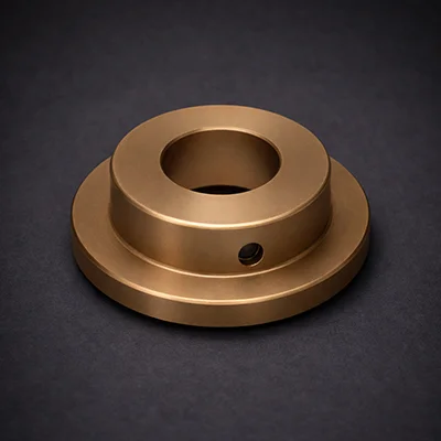 Precision flinger deflector - custom machined metal component