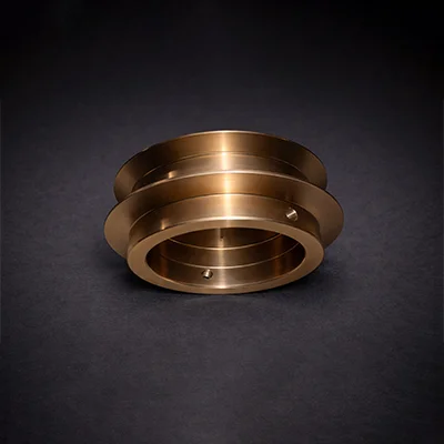 Precision oil deflector - custom machined metal component