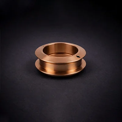 Precision outboard deflector - custom machined metal component