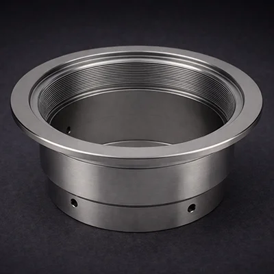 Precision impeller nut - custom machined metal fastener