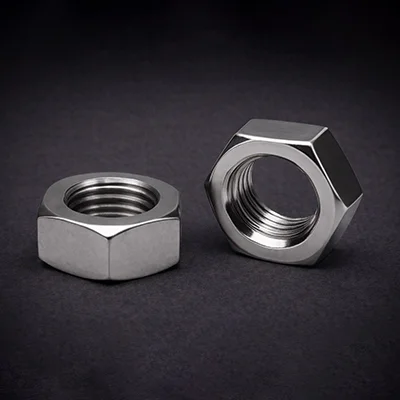 Precision lock nut - custom machined metal fastener