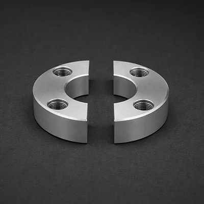 Precision split ring thrust - custom machined metal component
