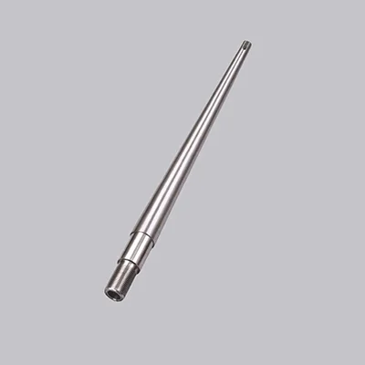 Precision CNC top line shaft - custom machined metal component