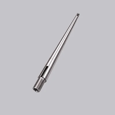Precision CNC top shaft - custom machined metal component