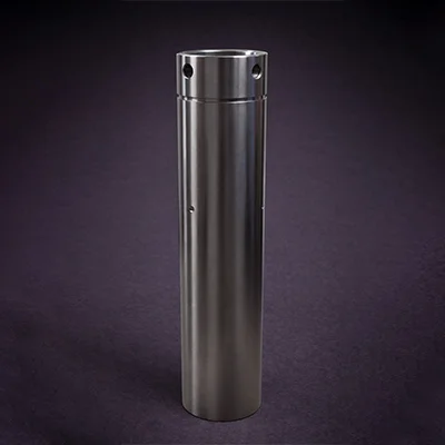 Precision sleeve bleed bushing - custom machined metal component